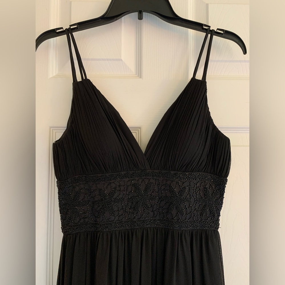 OC OC Black Spaghetti Strap Prom Dress. Size 2